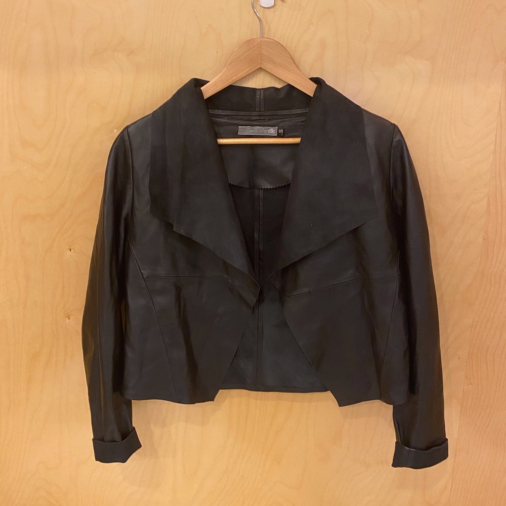 Anthropologie butter soft leather jacket